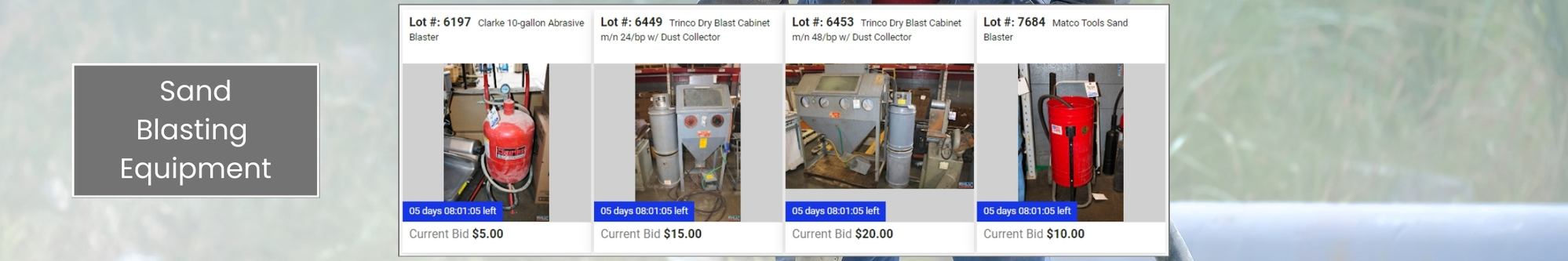 Sand Blasting Equipment